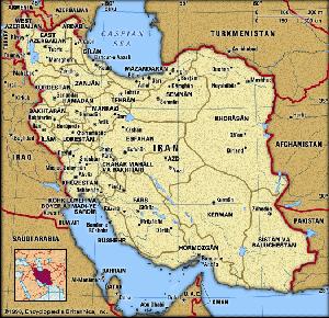 Modern Iran (click to enlarge image)